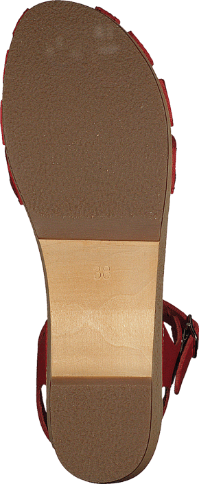 Swedish Hasbeens - Cross Debutant Red/Natue sole