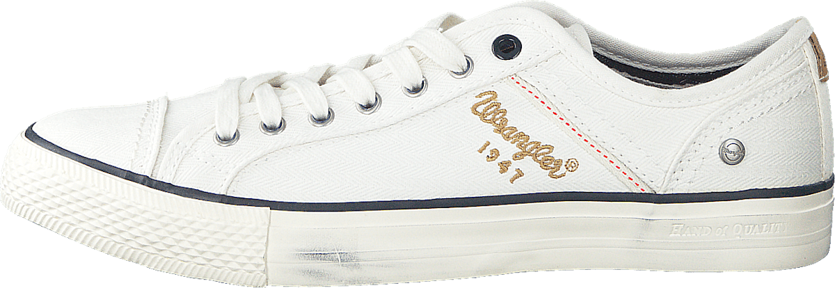 Starry Low Canvas White