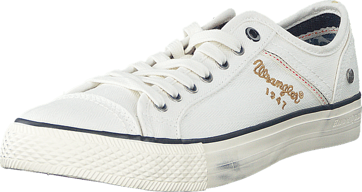 Wrangler - Starry Low Canvas White