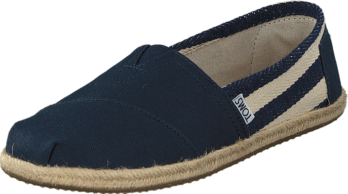 Toms - Women's Classic Stripe University Navy