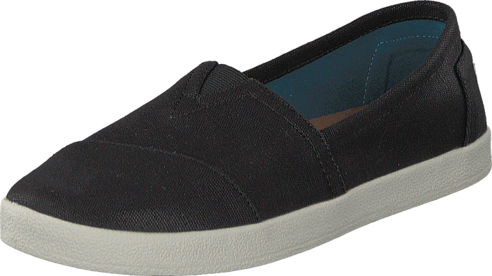 Toms - Women's Avalon Slipon Coated Canvas Black