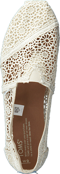 Toms - Women's Classic Alpargata Moroccan Crochet Neutral