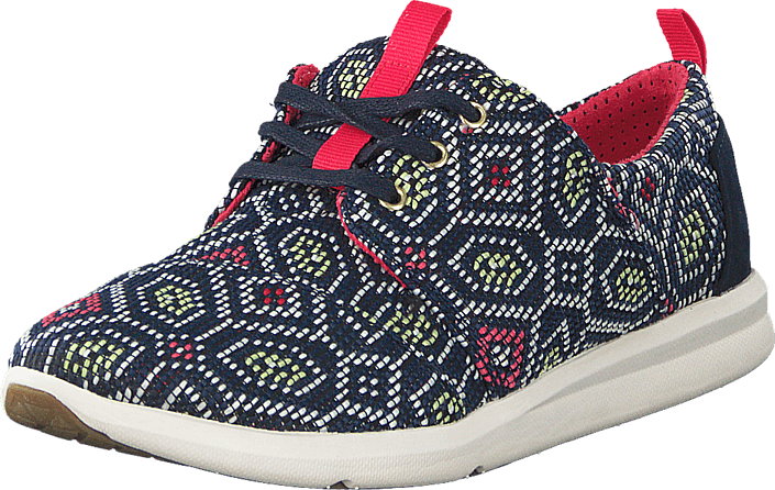 Toms - Women's Del Rey Sneaker Navy multi Woven