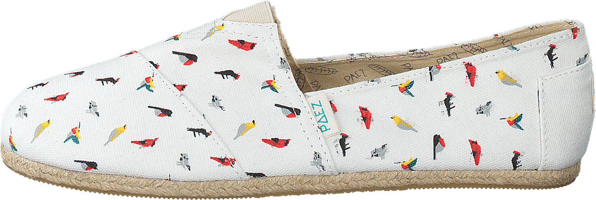 Raw White, Multicolor (Birds)