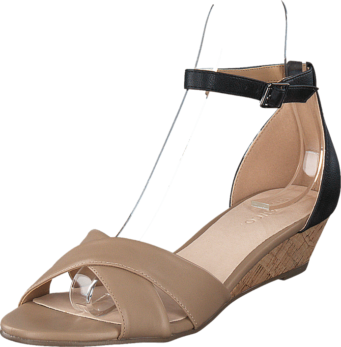 Bianco - Low Wedge Sandal Beige