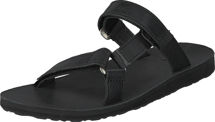teva slide leather