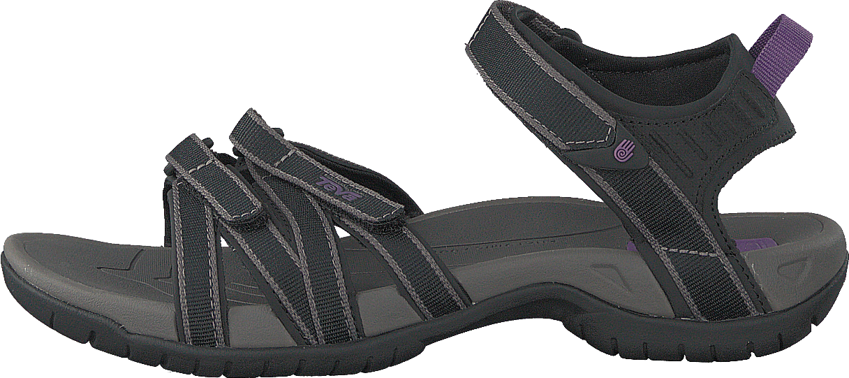 W Tirra Black/Grey, Female, Schoenen, Sandalen en Sloffen, sandalen, Zwart, EU 37