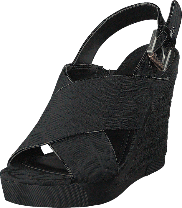 Calvin Klein Jeans - ELAINE CK LOGO JACQUARD/PATENT BBK