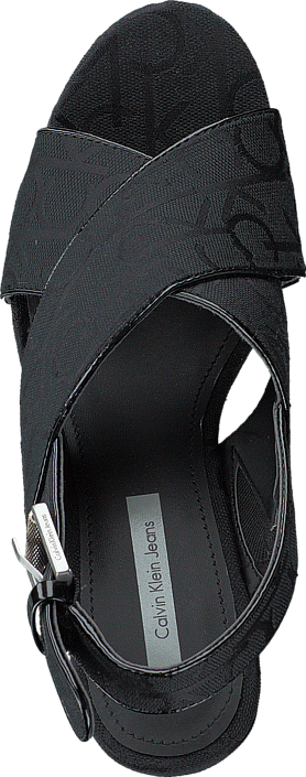 Calvin Klein Jeans - ELAINE CK LOGO JACQUARD/PATENT BBK