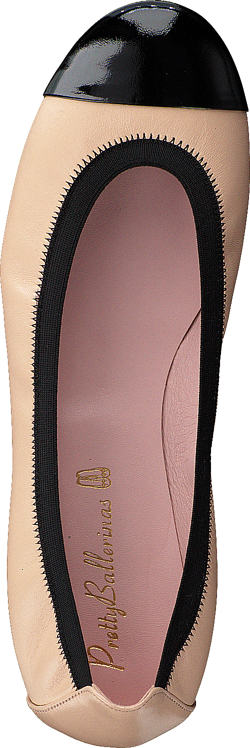 37190 Beige/Black Leather