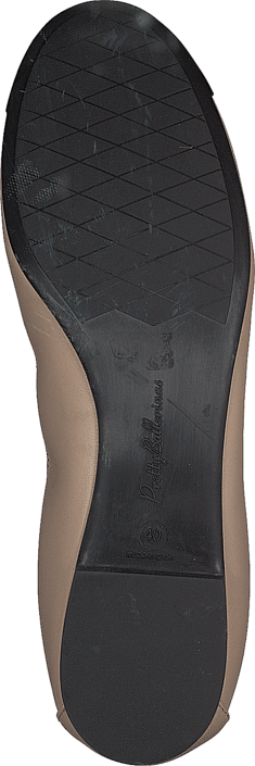 Pretty Ballerinas - 37190 Beige/Black Leather