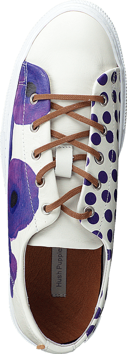 Hush Puppies - Rizzy Low Cut Print White/ Blue