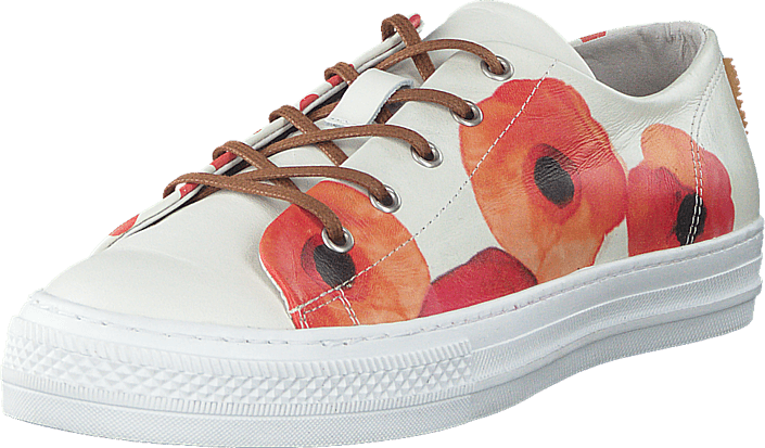 Hush Puppies - Rizzy Low Cut Print Whit/Coral