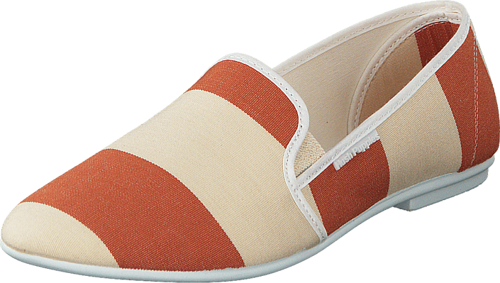 Hush Puppies - Stacy Slip Offwhite/ Rust