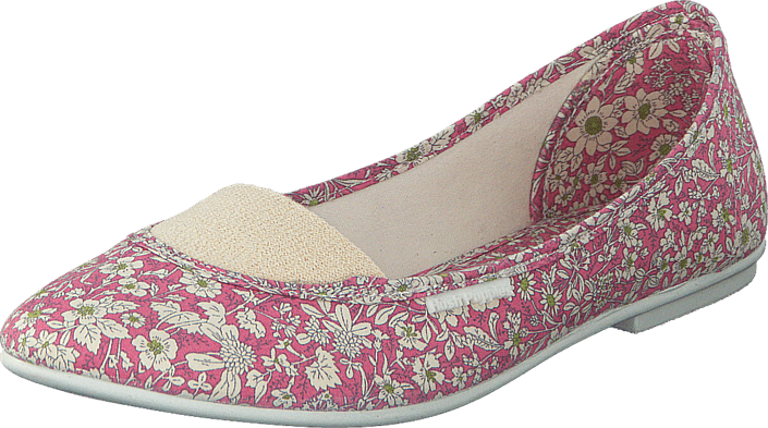 Hush Puppies - Stacy Elast.Ballerina Floralpink