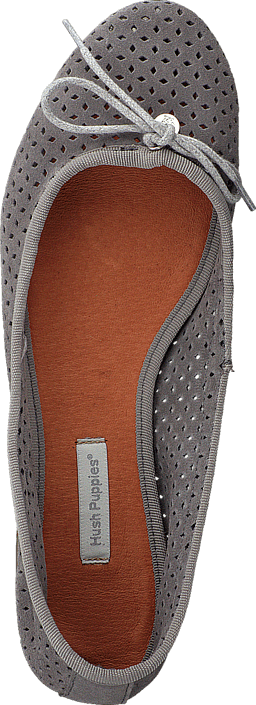 Hush Puppies - Lilly Ballerina Perf Grey