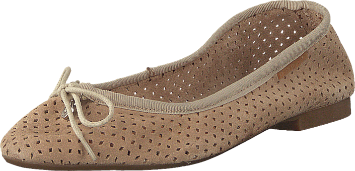 Hush Puppies - Lilly Ballerina Perf Bone