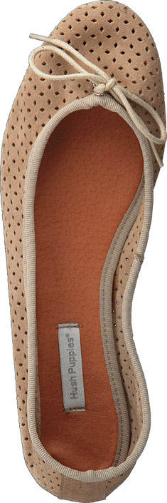 Hush Puppies - Lilly Ballerina Perf Bone