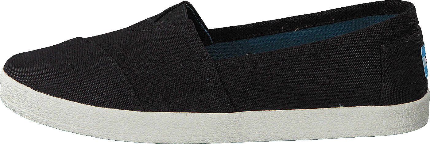 Avlon Slip-On Black Coated Canvas, Female, Topánky, Poltopánky, slip-on, Čierna, EU 37,5