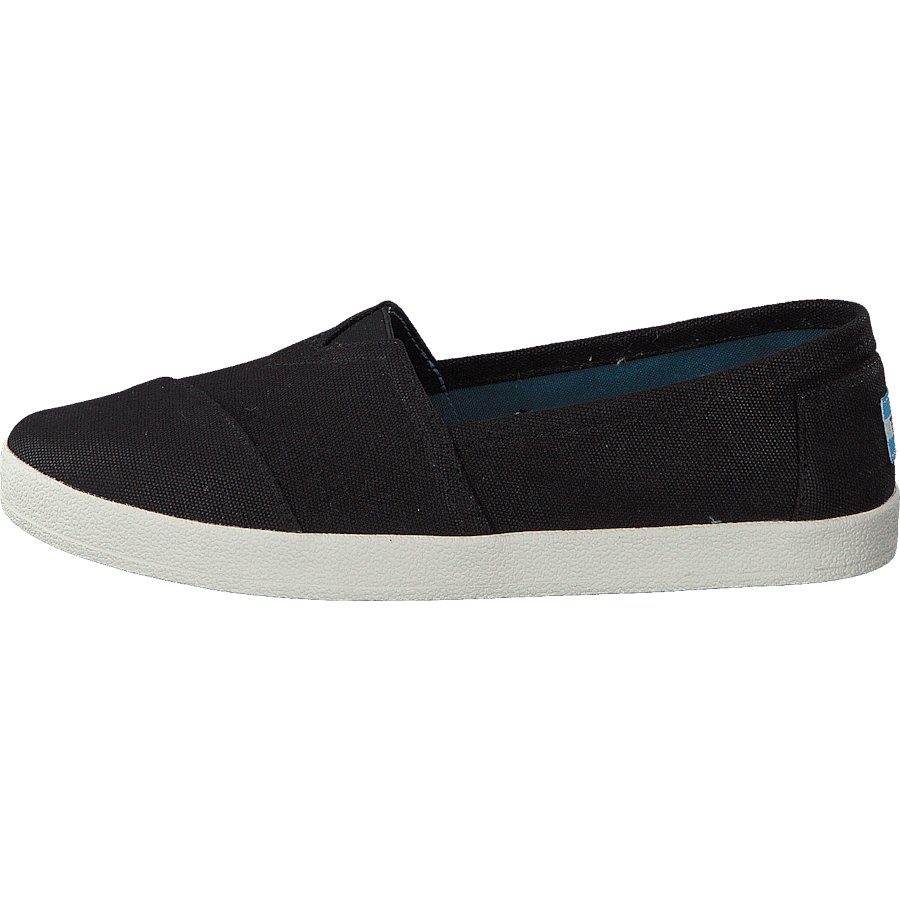 Avlon Slip-On Black Coated Canvas