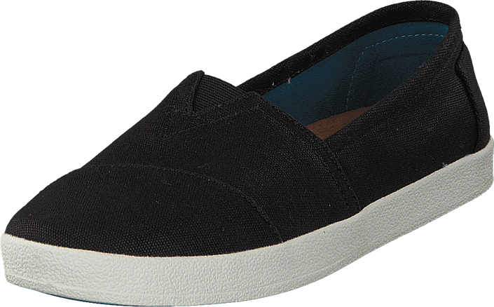 Toms - Avlon Slip-On Black Coated Canvas