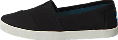 Toms - Avlon Slip-On Black Coated Canvas