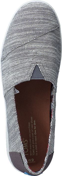 Toms - Avlon Slip-On Grey Textured Woven