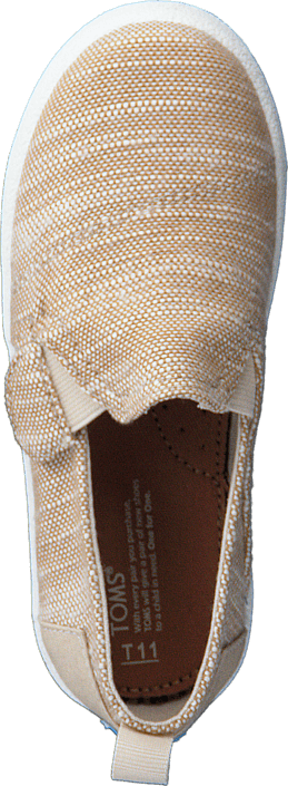Toms - Avlon Slip-On Natural Slubby Linen