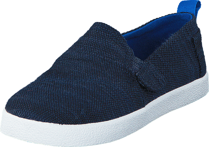 Toms - Avlon Slip-On Navy Slubby Linen