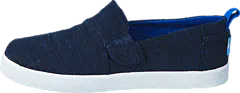 Toms - Avlon Slip-On Navy Slubby Linen