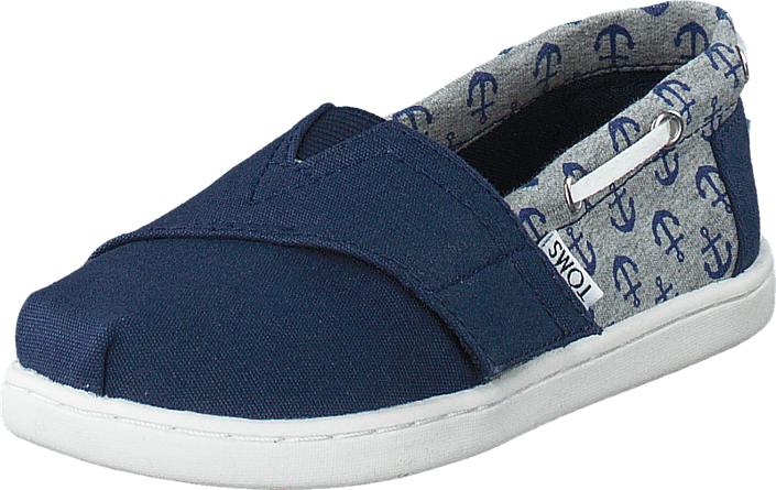 Toms - Bimini Espadrille Navy Anchor