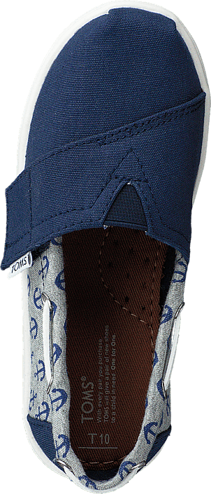 Toms - Bimini Espadrille Navy Anchor