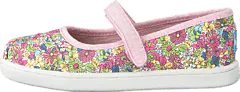 Toms - Mary Jane Flat Pink Floral