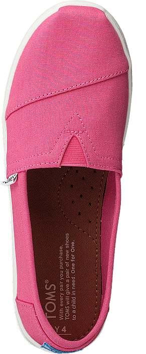 Toms - Seasonal Classics Jr Bubblegum Pink Canvas