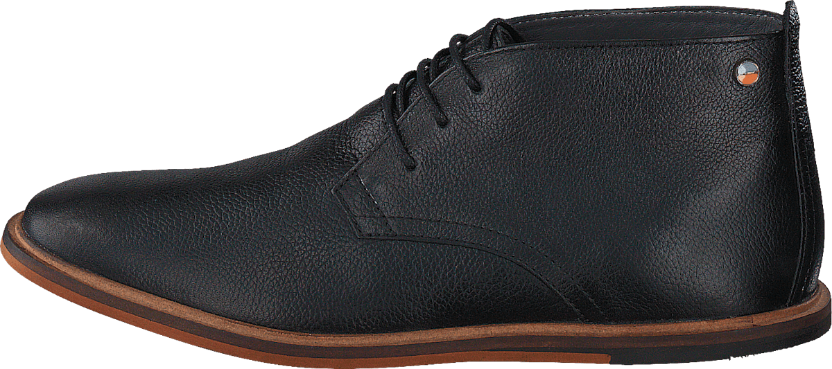 Strachan Black Leather