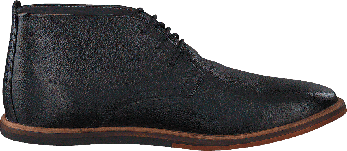 Strachan Black Leather