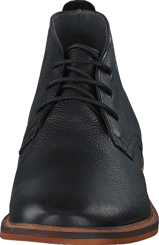 Strachan Black Leather