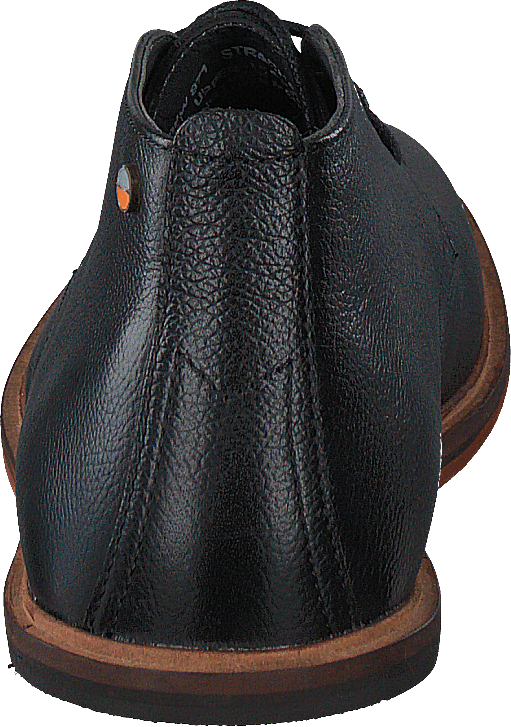 Strachan Black Leather