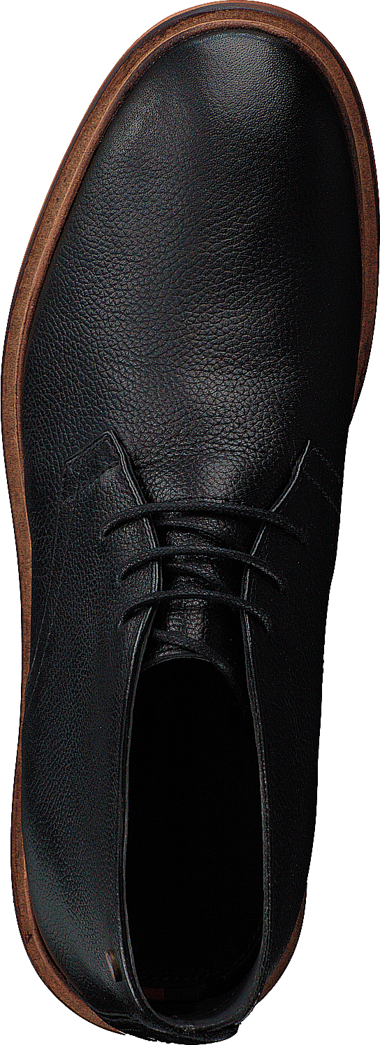 Strachan Black Leather