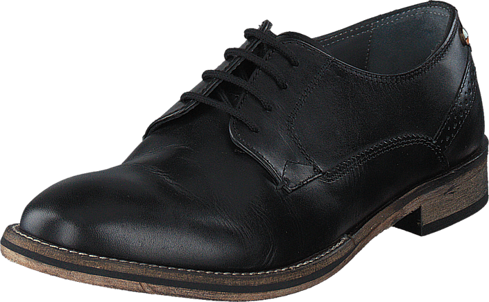 Frank Wright Merton svart Leather svarta Skor Online Frank Wright Merton svart Leather svarta Skor Online