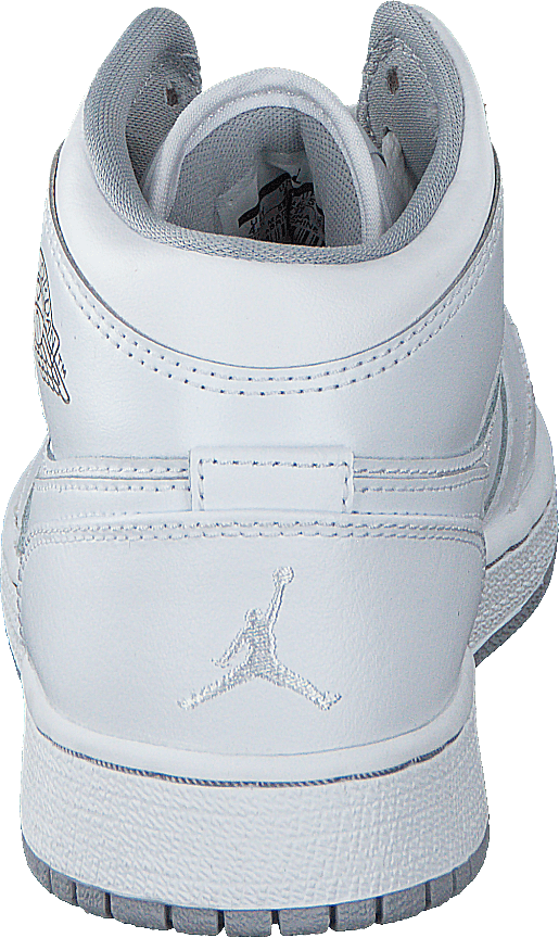 Air Jordan 1 Mid Bg White/Wolf Grey