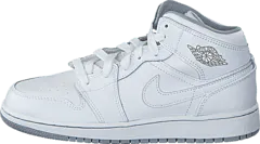 Nike - Air Jordan 1 Mid Bg White/Wolf Grey