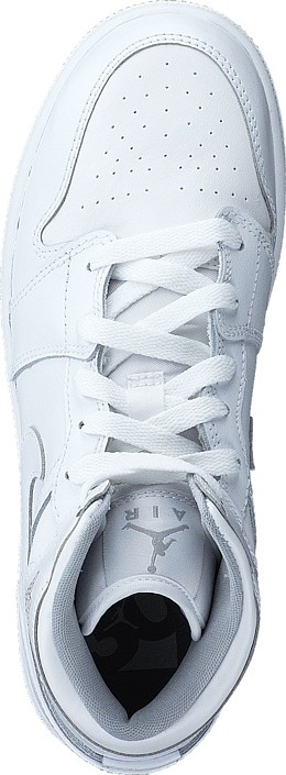 Nike - Air Jordan 1 Mid Bg White/Wolf Grey