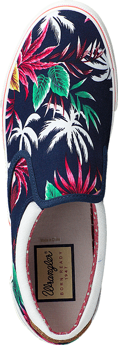 Wrangler - Icon Slip On Canvas Blue Tropical