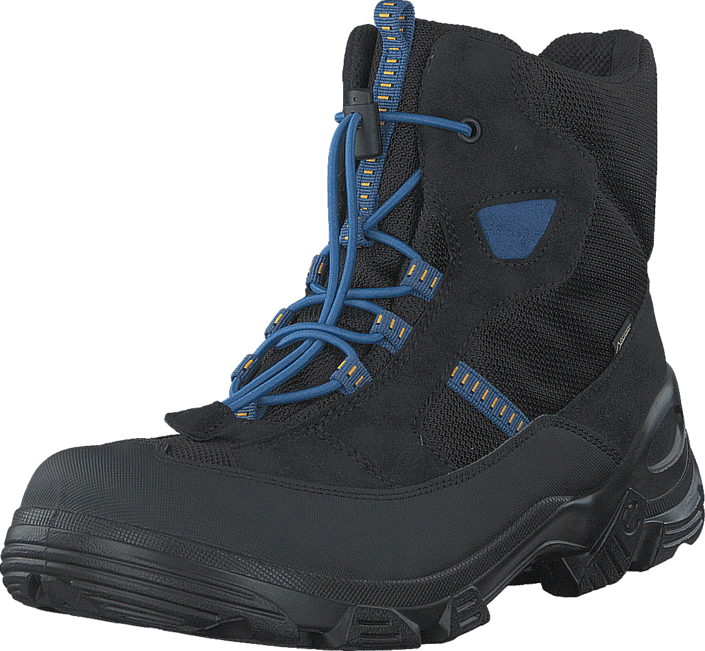 Ecco - 721233 Snowboarder Black/Black/Cobalt