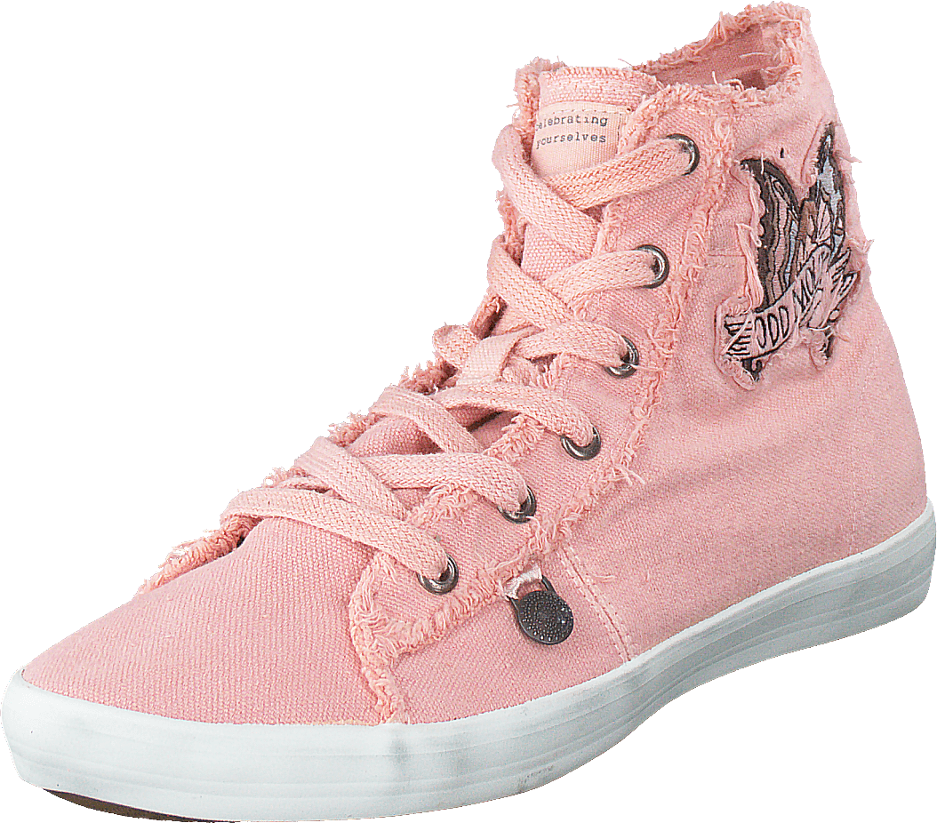 Butterfly High Sneaker Milky Pink