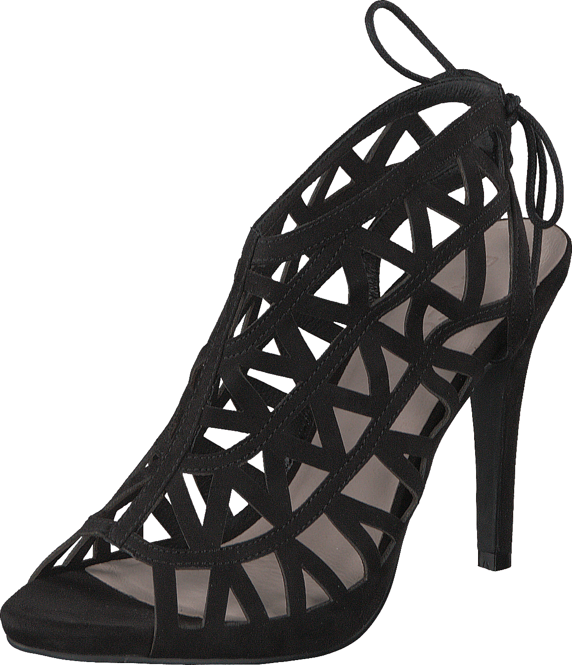 Cutout Stiletto Sandal JJA16 Black