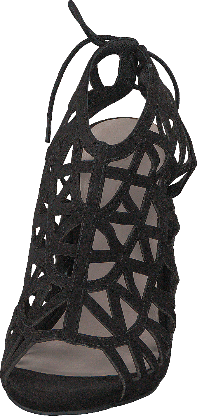 Cutout Stiletto Sandal JJA16 Black