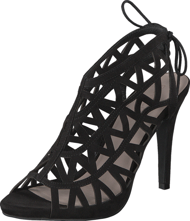 Bianco - Cutout Stiletto Sandal JJA16 Black