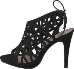 Bianco - Cutout Stiletto Sandal JJA16 Black